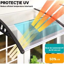 Copertina Outsunny B70-058V03CR (Transparent/Black) Thumb