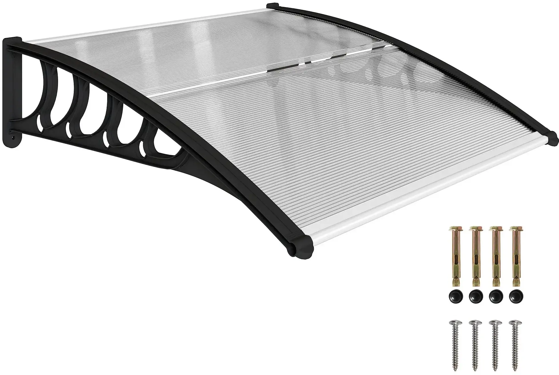 Copertina Outsunny B70-059V01TP (Black/Transpatent) - 2