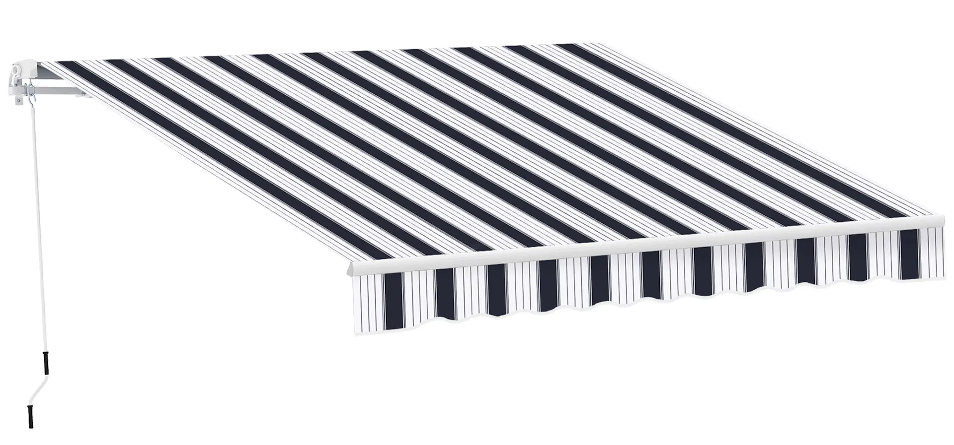 Copertina retractabila Outsunny 100110-005BW (Blue/White)