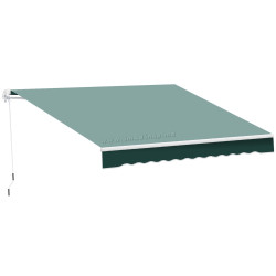 Copertina retractabila Outsunny 100110-005G (Green)