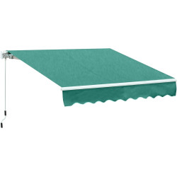 Copertina retractabila Outsunny 840-151GN (Green) Thumb