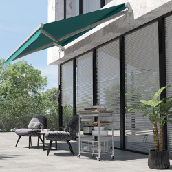Copertina retractabila Outsunny 840-151GN (Green) Thumb