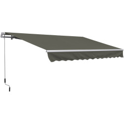 Маркиза выдвижная Outsunny 840-174V00GY (Dark Grey) Thumb