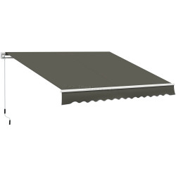 Маркиза выдвижная Outsunny 840-174V00GY (Dark Grey)