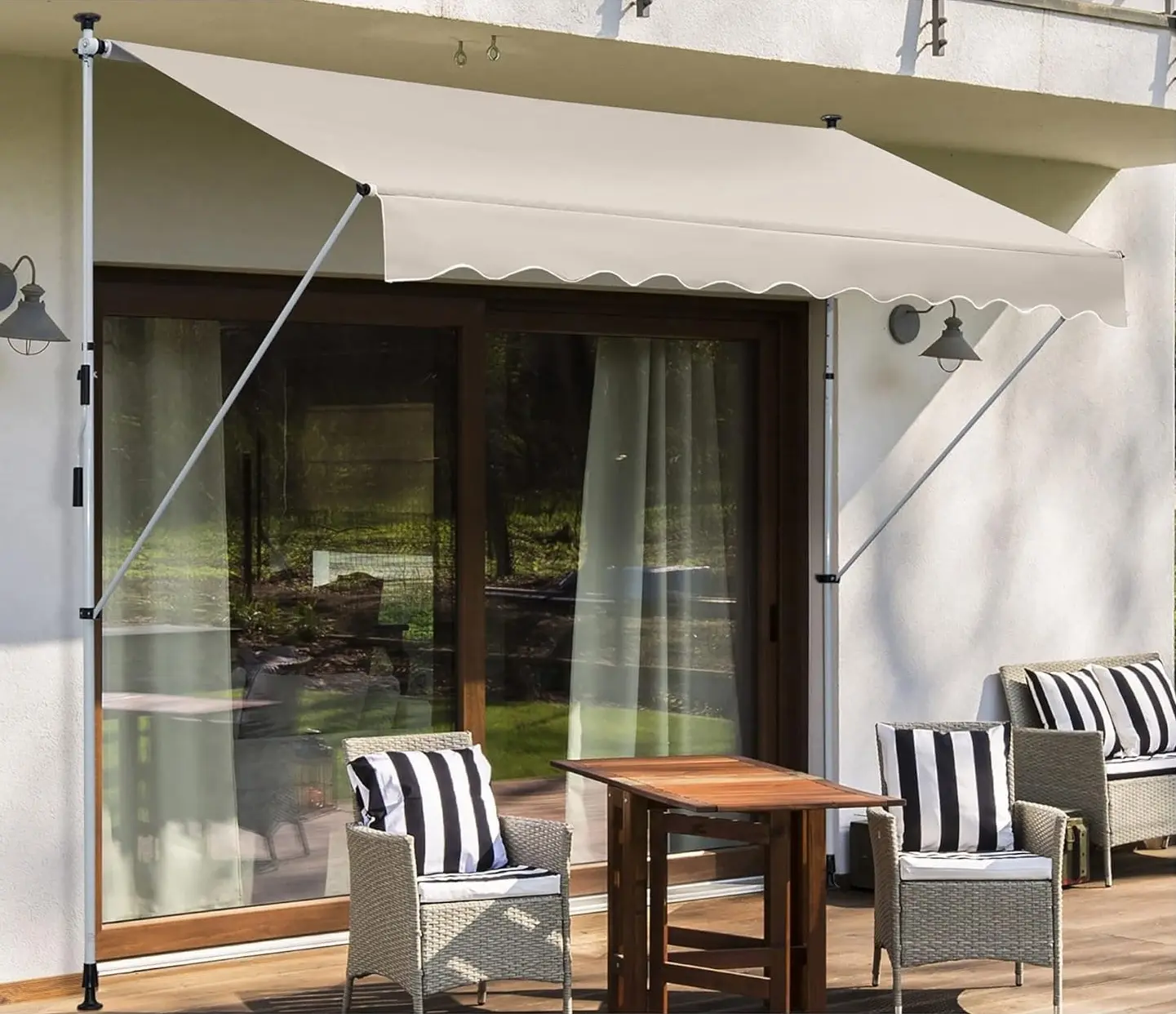 Маркиза выдвижная Outsunny 840-183V01 (Beige) - 5