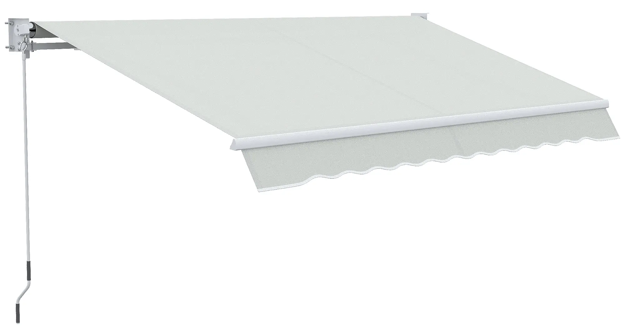 Copertina retractabila Outsunny 840-239V01CW (Cream White)