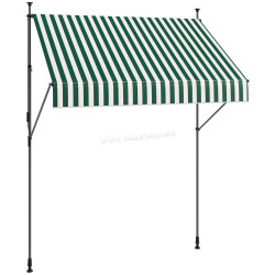 Маркиза выдвижная Outsunny 840-273V00GN (Green/White)