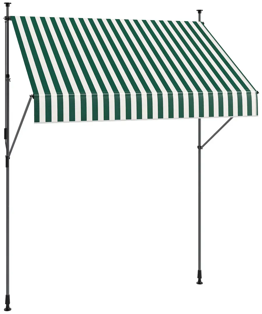 Copertina retractabila Outsunny 840-273V00GN (Green/White)