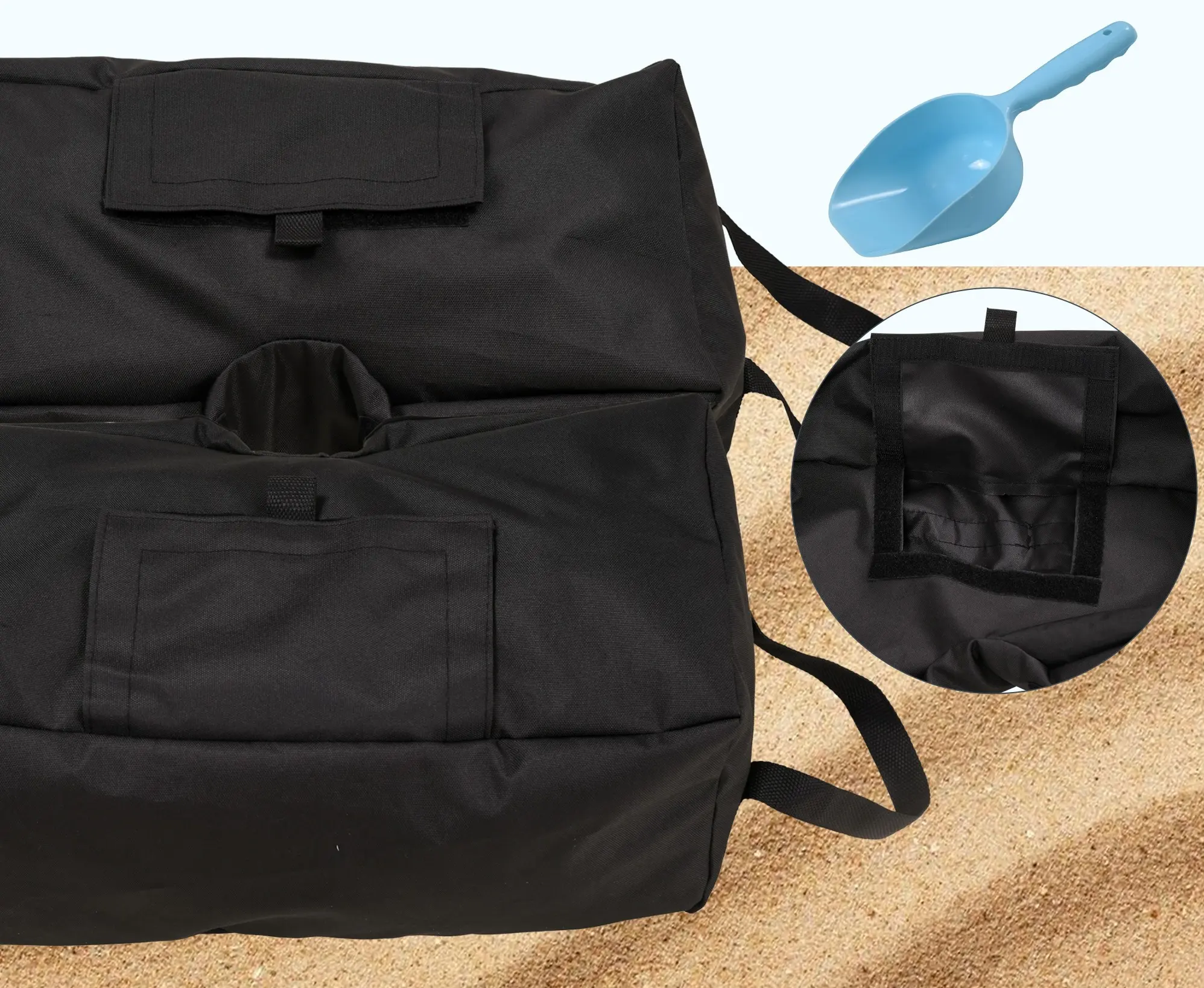 Набор подставок для зонта Outsunny 84D-054V00BK (Black) - 4