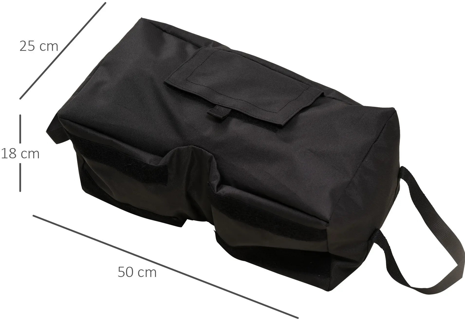 Набор подставок для зонта Outsunny 84D-054V00BK (Black) - 6