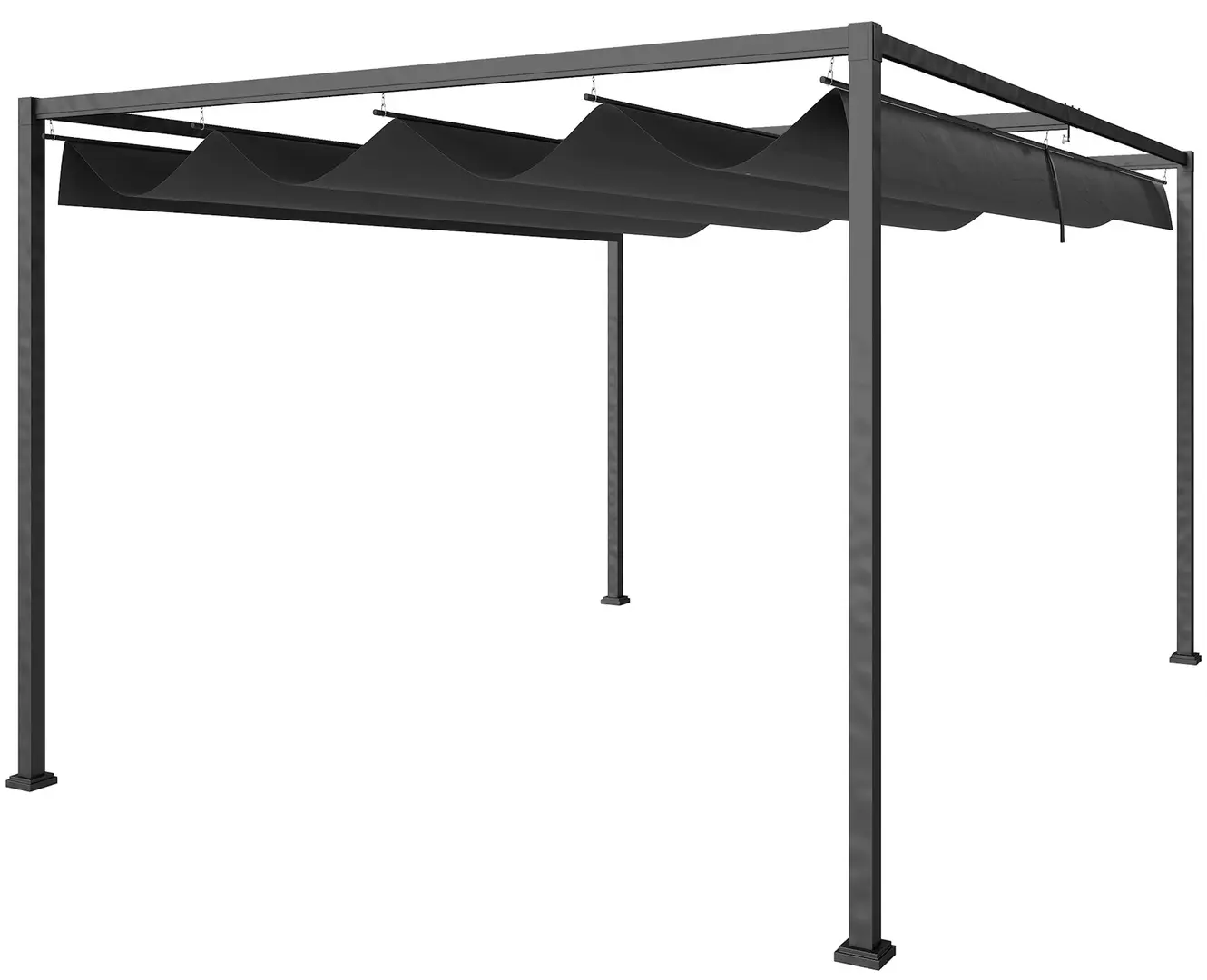 Pergola Outsunny 84C-175BK 3x2 (Black)