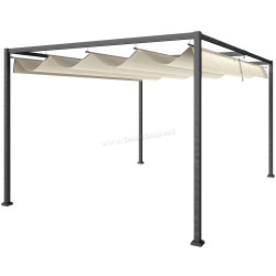 Pergola Outsunny 84C-175V00CW 3x2 (Cream/Grey)