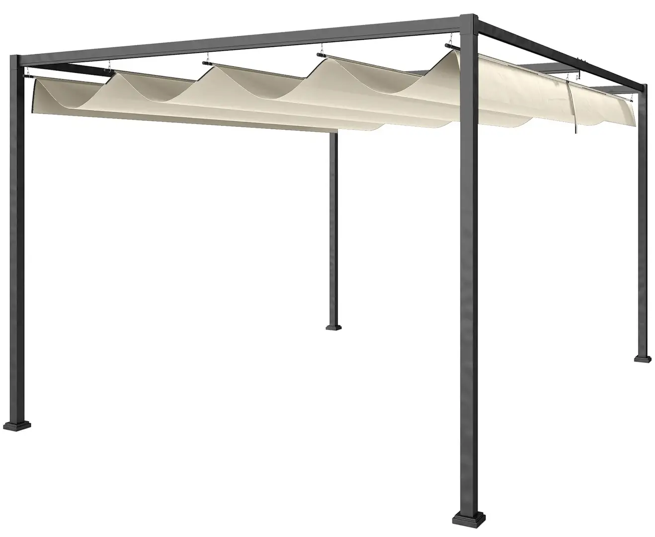 Pergola Outsunny 84C-175V00CW 3x2 (Cream/Grey)