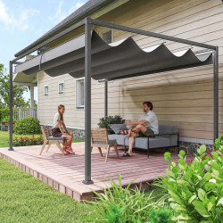 Pergola Outsunny 84C-175V01 4x3 (Dark Grey) Thumb