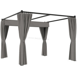 Pergola Outsunny 84C-441V00LG 3x3 (Light Grey)