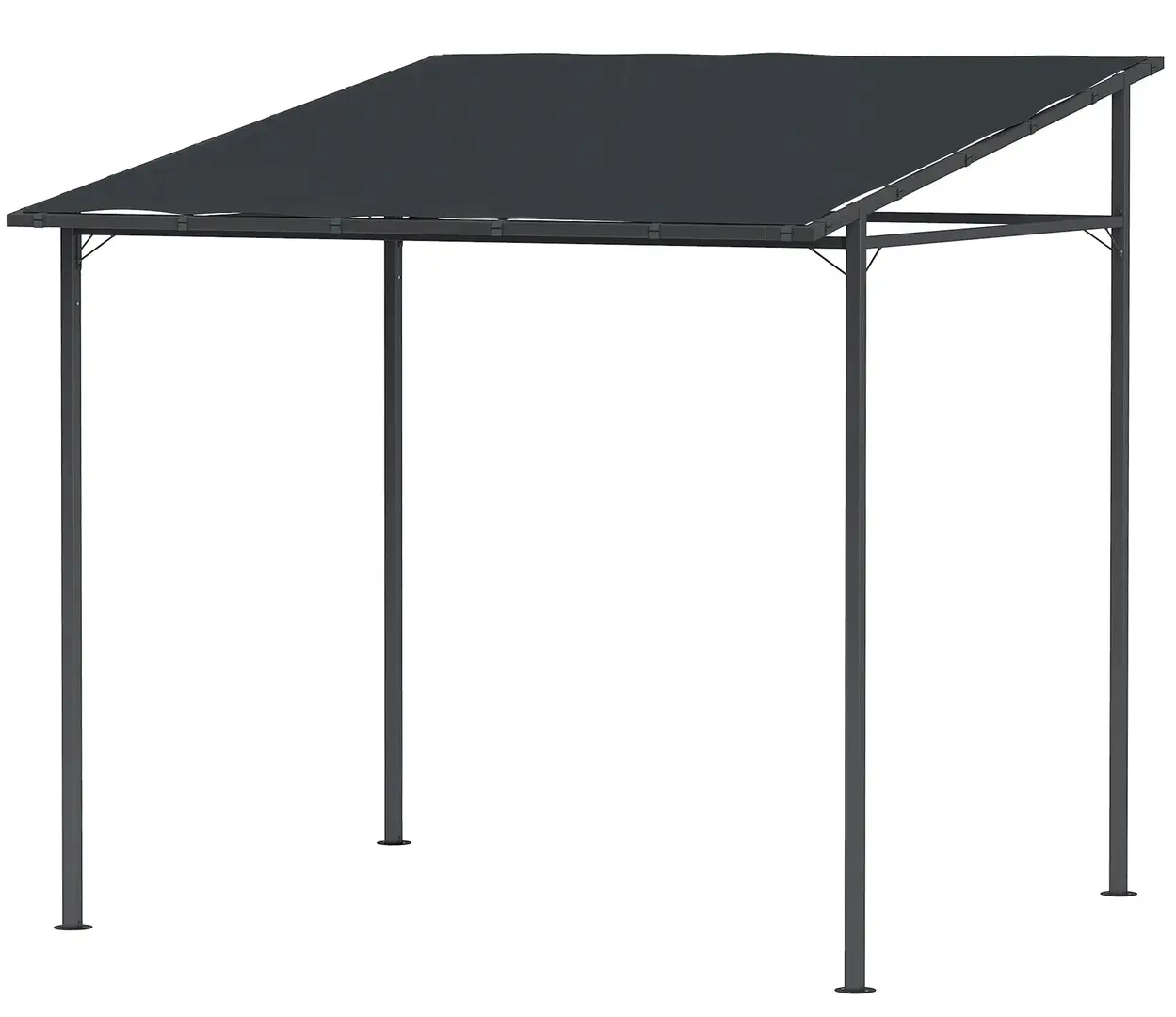 Pergola Outsunny 84C-539V00CG (Dark Grey)