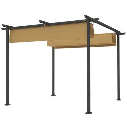 Пергола Outsunny 84C-560V00BG (Beige/Black) Thumb