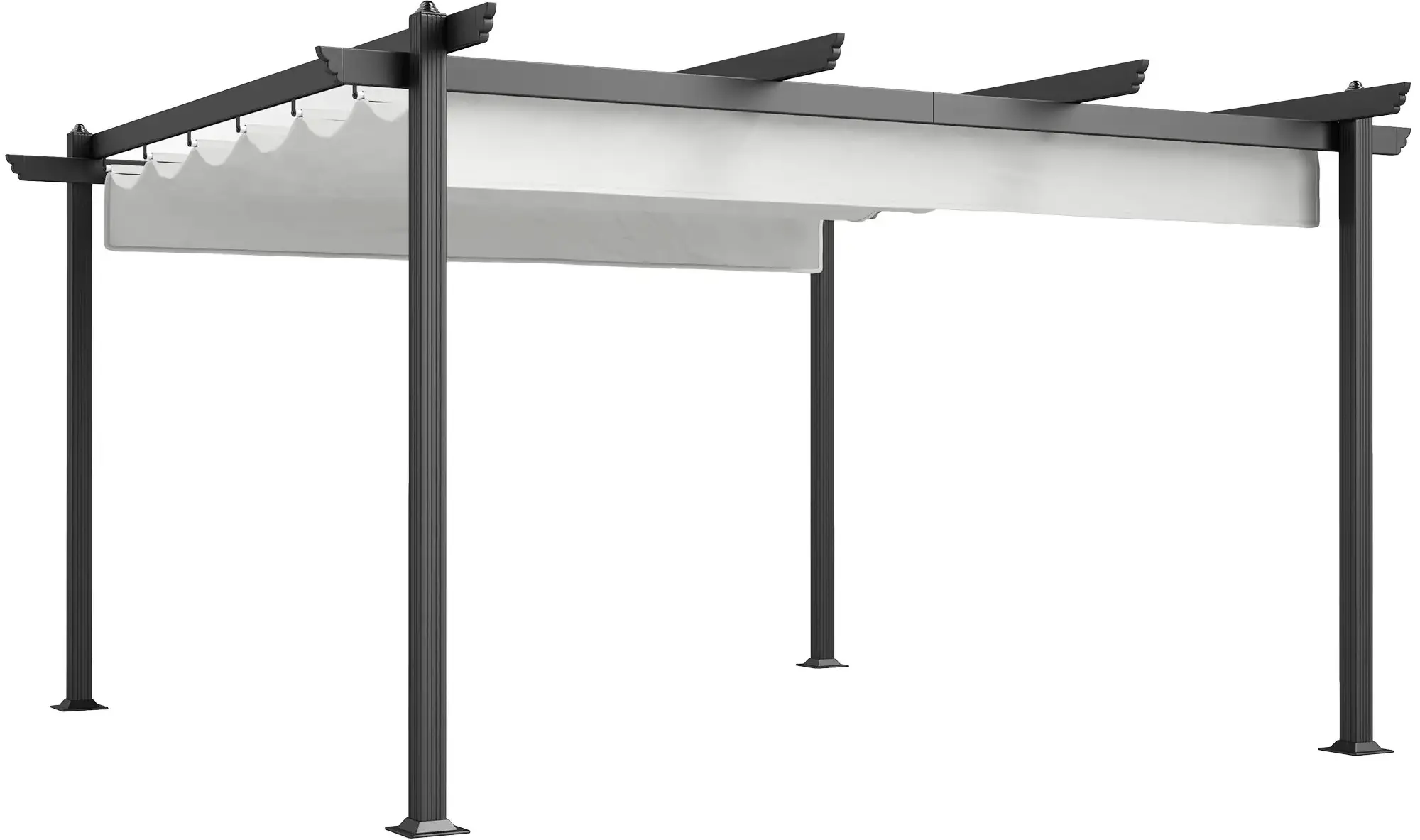 Пергола Outsunny 84C-567V00WT 3.9x3.9m (White) - 2