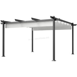 Pergola Outsunny 84C-567V00WT 3.9x3.9m (White)