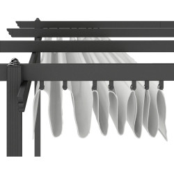 Пергола Outsunny 84C-567V00WT 3.9x3.9m (White) Thumb