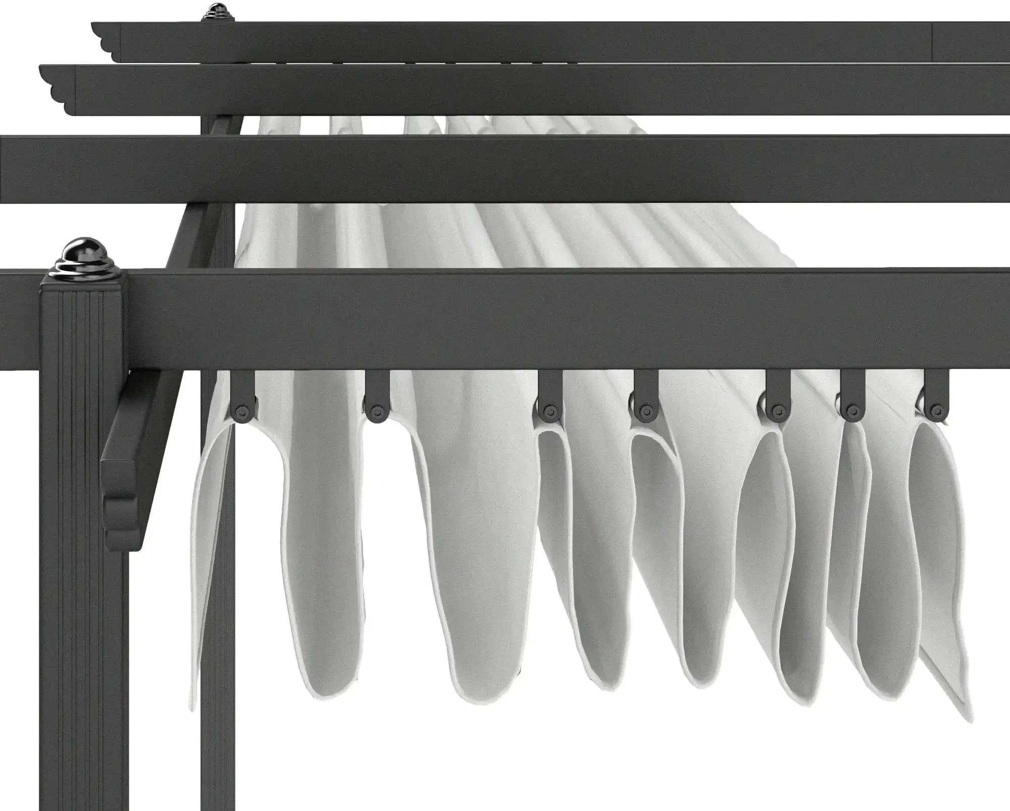 Пергола Outsunny 84C-567V00WT 3.9x3.9m (White) - 4