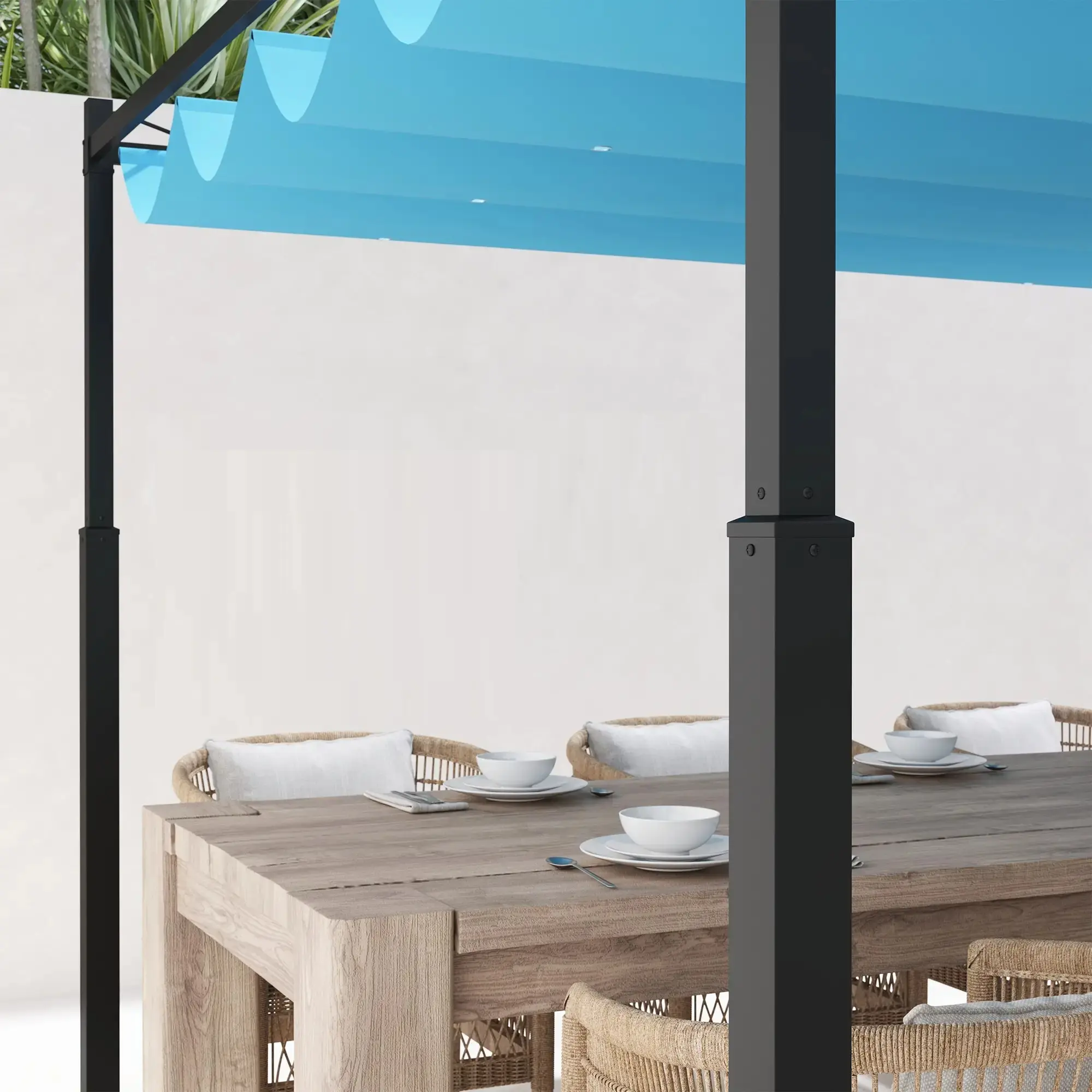 Пергола Outsunny 84C-567V00WT 3.9x3.9m (White) - 5