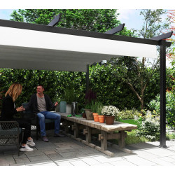 Пергола Outsunny 84C-567V00WT 3.9x3.9m (White) Thumb