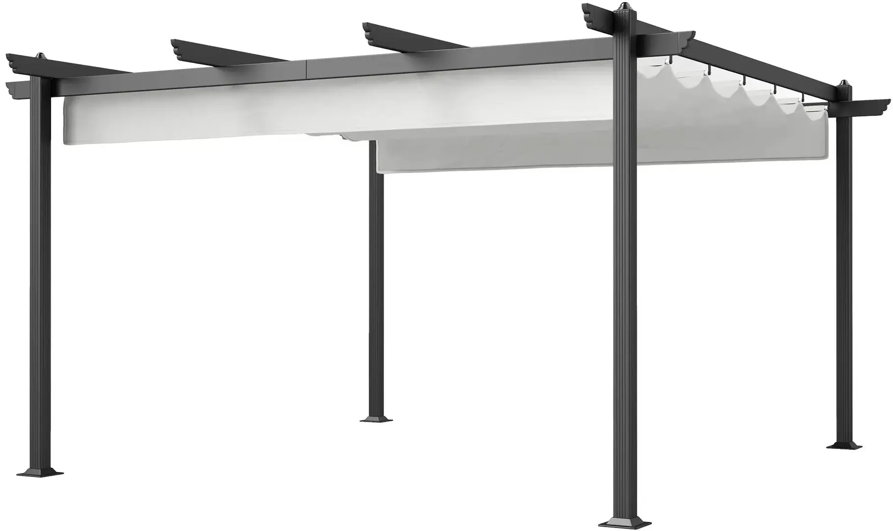 Пергола Outsunny 84C-567V00WT 3.9x3.9m (White)