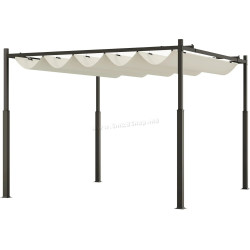 Пергола Outsunny 84C-570V00CW 3x3m (White Cream)