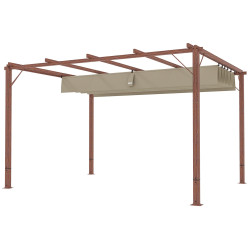 Pergola Outsunny 84C-577V01ND (Natural) Thumb