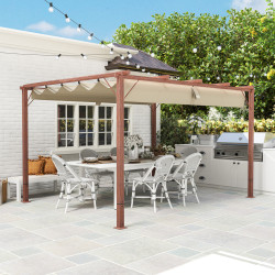 Pergola Outsunny 84C-577V01ND (Natural) Thumb
