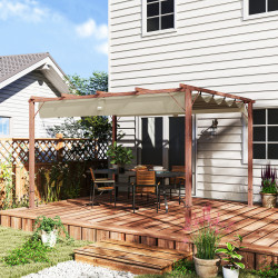 Pergola Outsunny 84C-577V01ND (Natural) Thumb