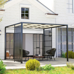 Пергола Outsunny 84C-641V00BK 3x3 (Black) Thumb