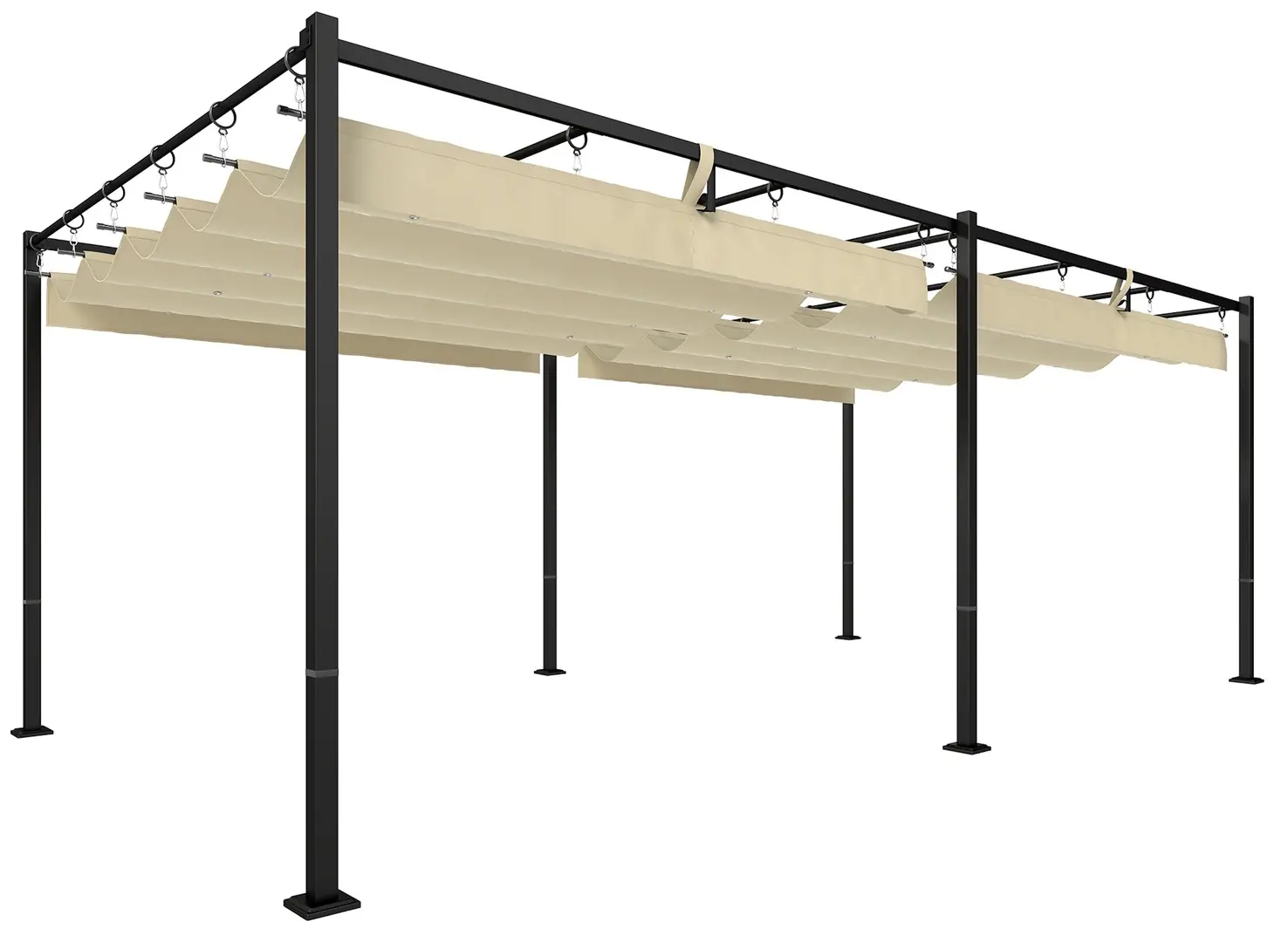 Pergola Outsunny 84C-667V00BG 5.7x2.95 (Beige)