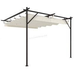 Pergola Outsunny 84C-693V00CW 3x3 (Cream-White)
