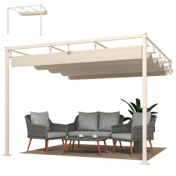 Pergola Outsunny 84C-694V00BG 3x3 (Beige) Thumb