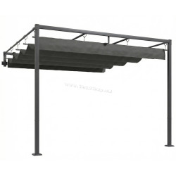 Pergola Outsunny 84C-694V00CG 3x3 (Dark Grey)
