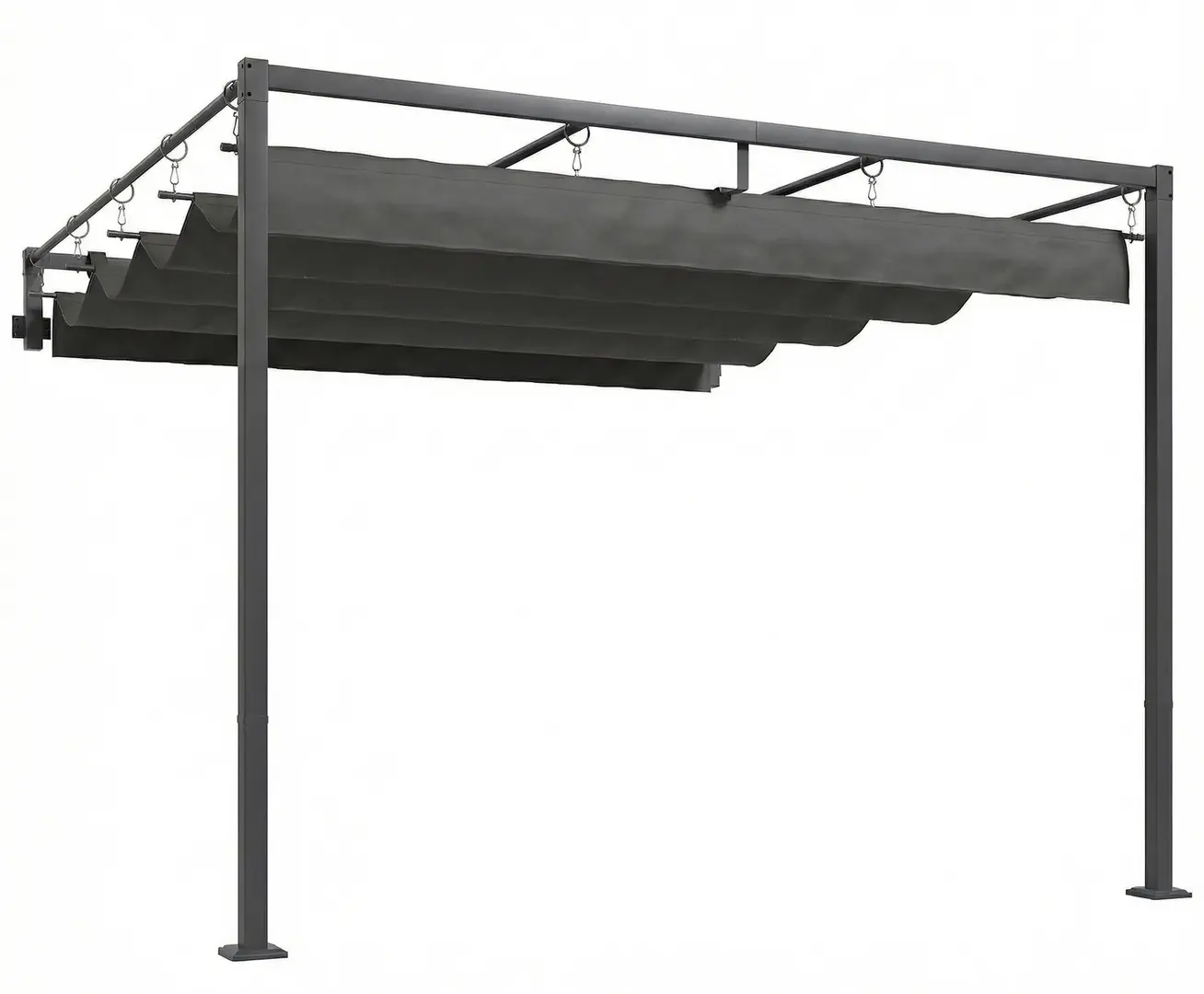 Pergola Outsunny 84C-694V00CG 3x3 (Dark Grey)