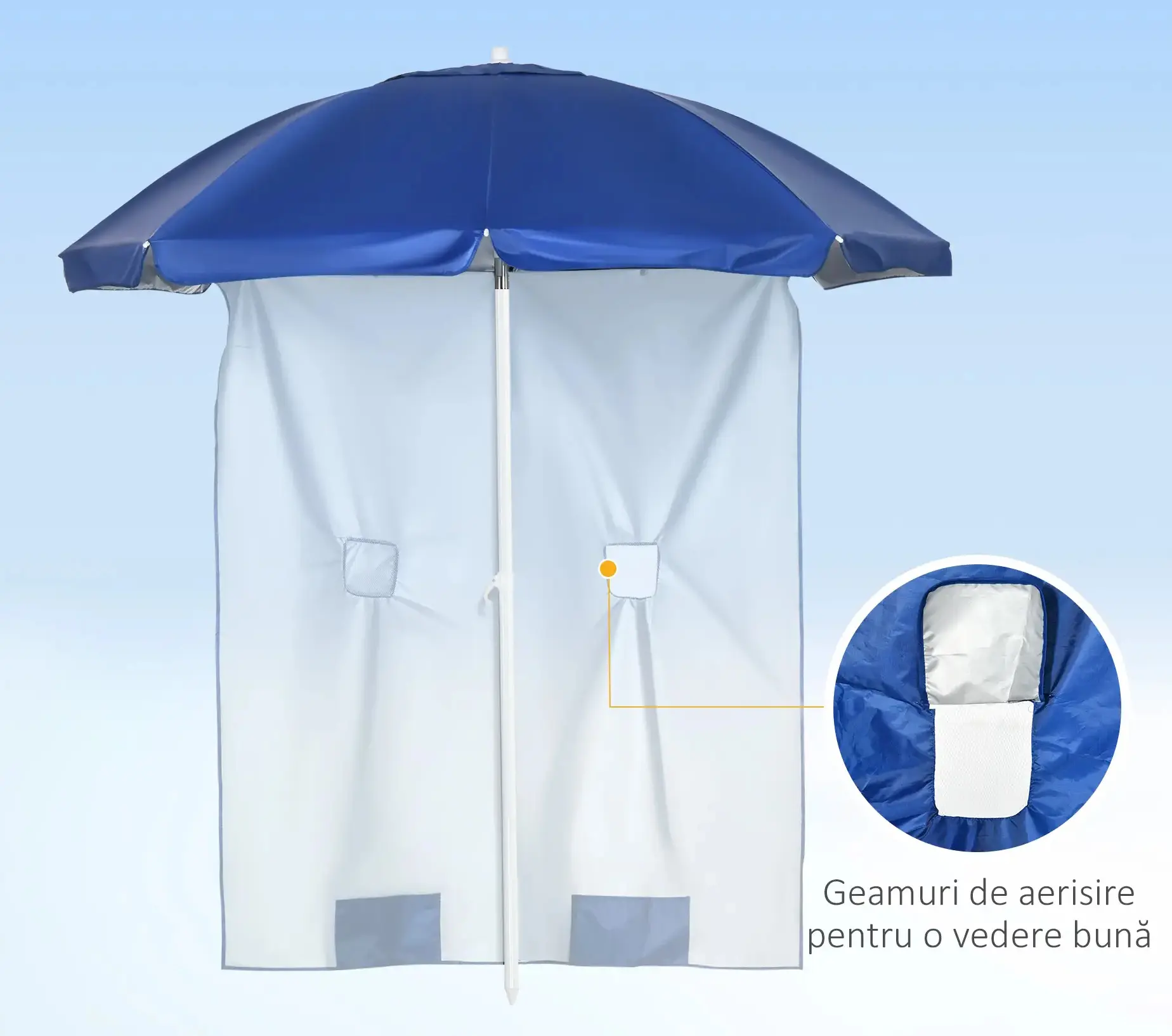 Пляжный зонт Outsunny 84D-219V00DB (Blue) - 7