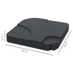Подставка для зонта Outsunny 84D-021 (Black) Thumb