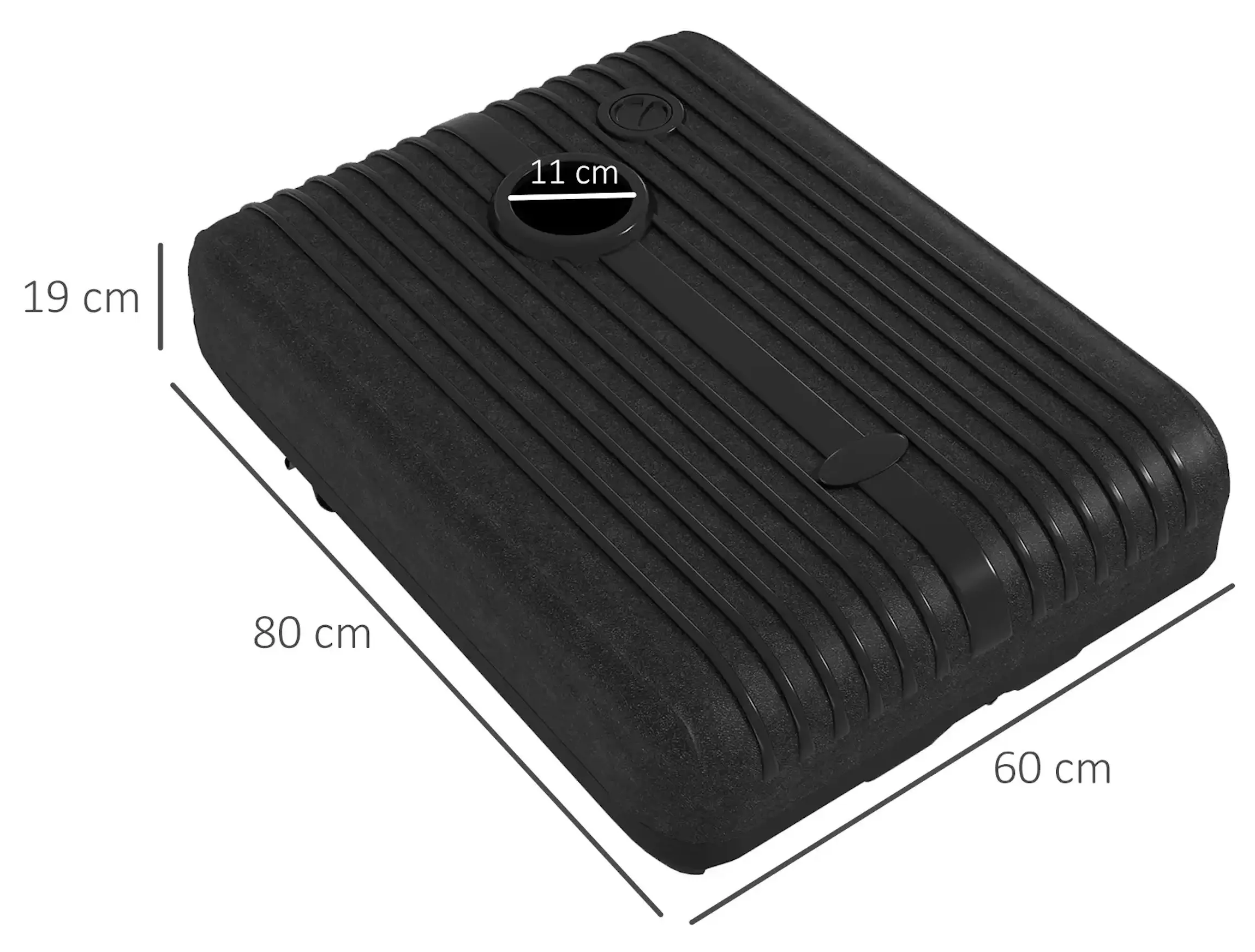 Подставка для зонта Outsunny 84D-272V00BK (Black) - 2