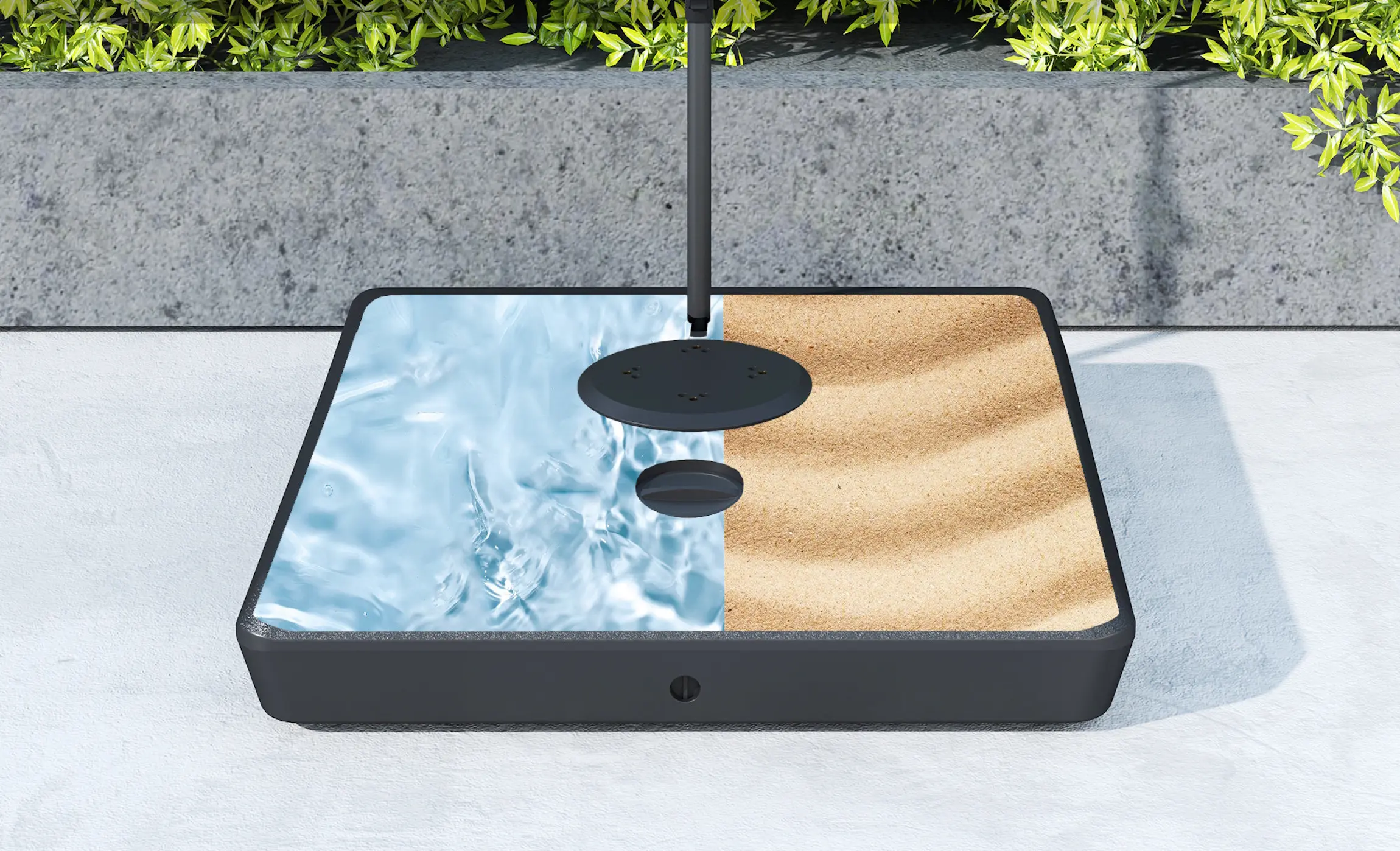 Подставка для зонта Outsunny 84D-412V00BK (Black) - 3