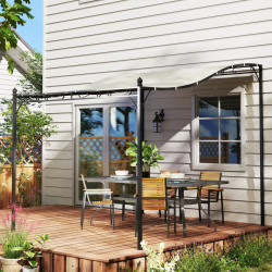 Pavilion de perete Outsunny 84C-583V00CW (Cream White) Thumb