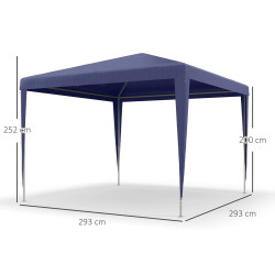 Pavilion de gradina Outsunny 84C-027V01DB 3x3 (Blue) Thumb