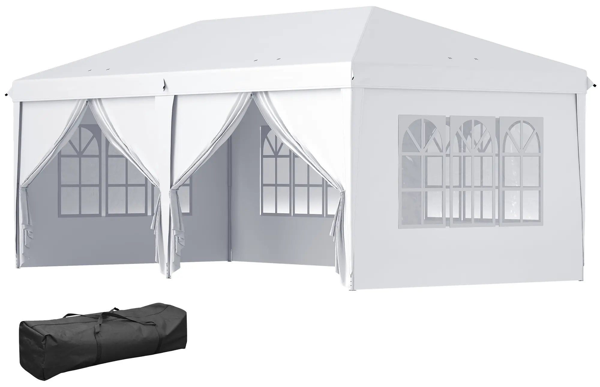 Садовый павильон Outsunny 84C-104V01WT (White) - 3