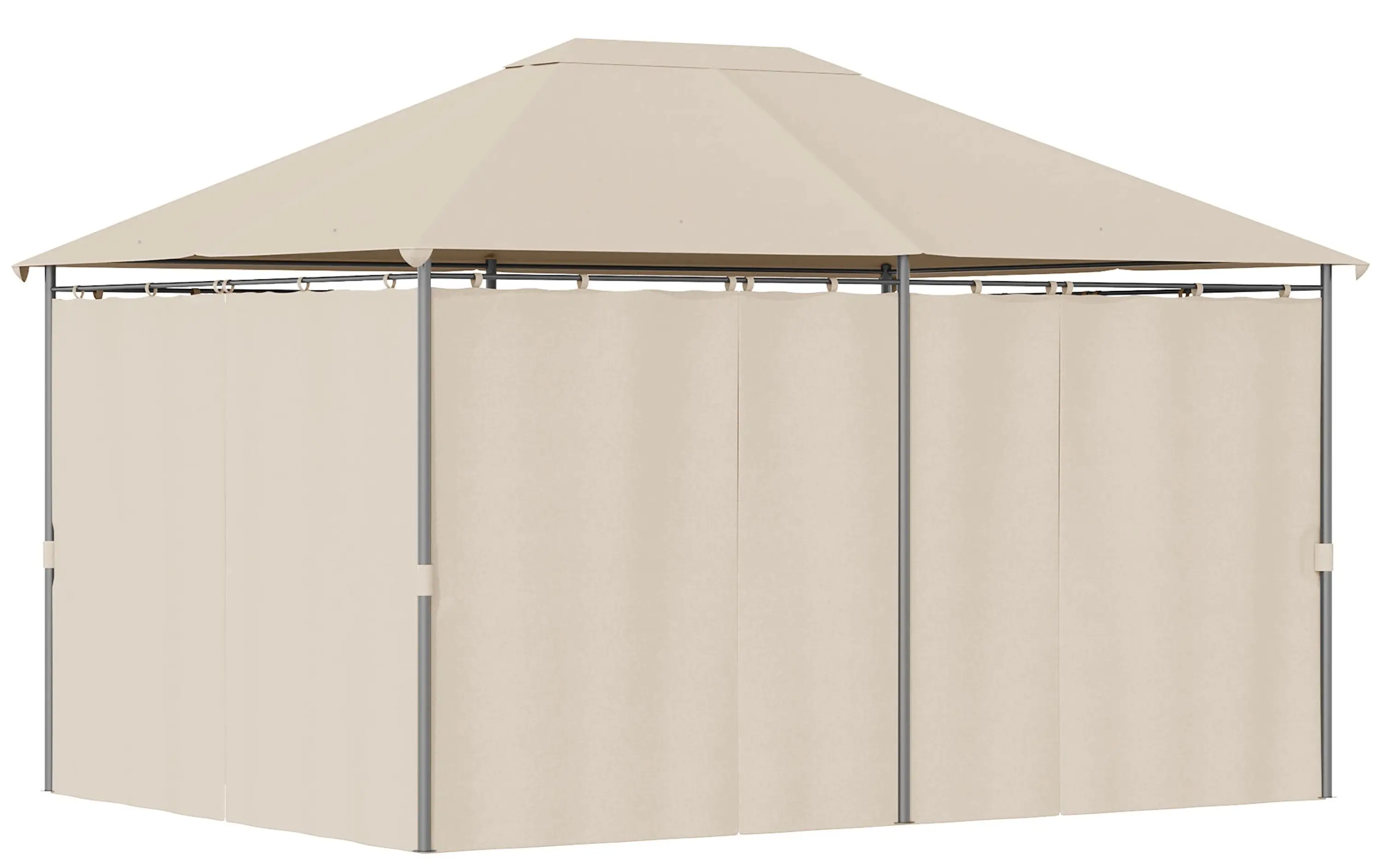 Pavilion de gradina Outsunny 84C-116 4x3x2.72 (Beige) - 2