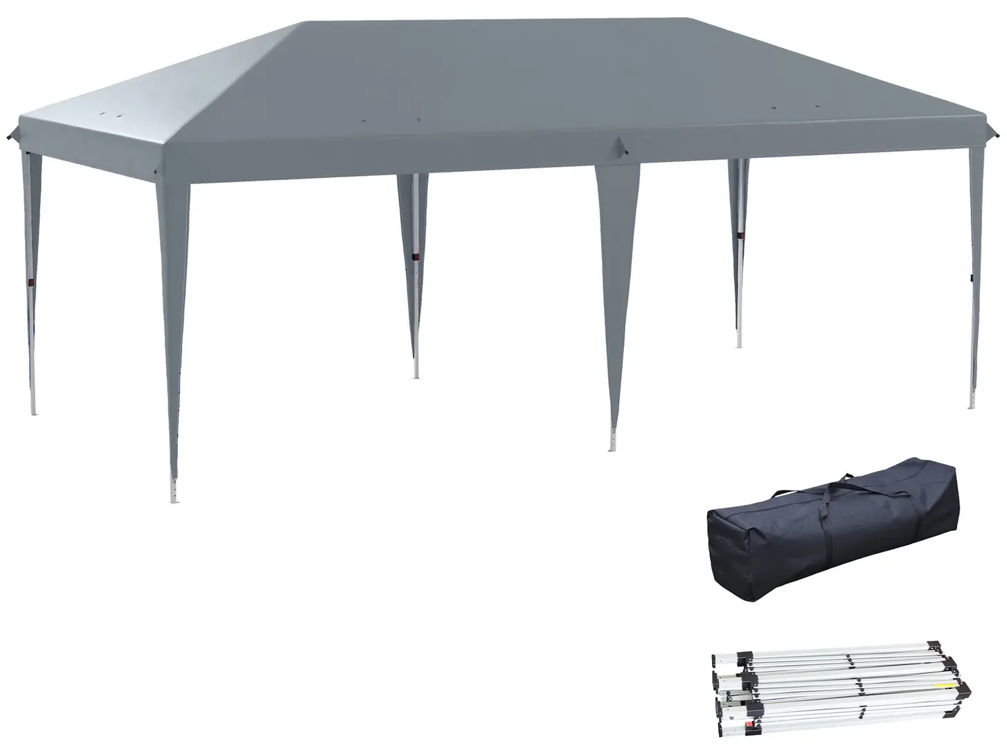 Pavilion de gradina Outsunny 84C-118V03LG (Light Grey)