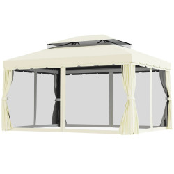 Pavilion de gradina Outsunny 84C-144CW 3x4 (White-Cream) Thumb