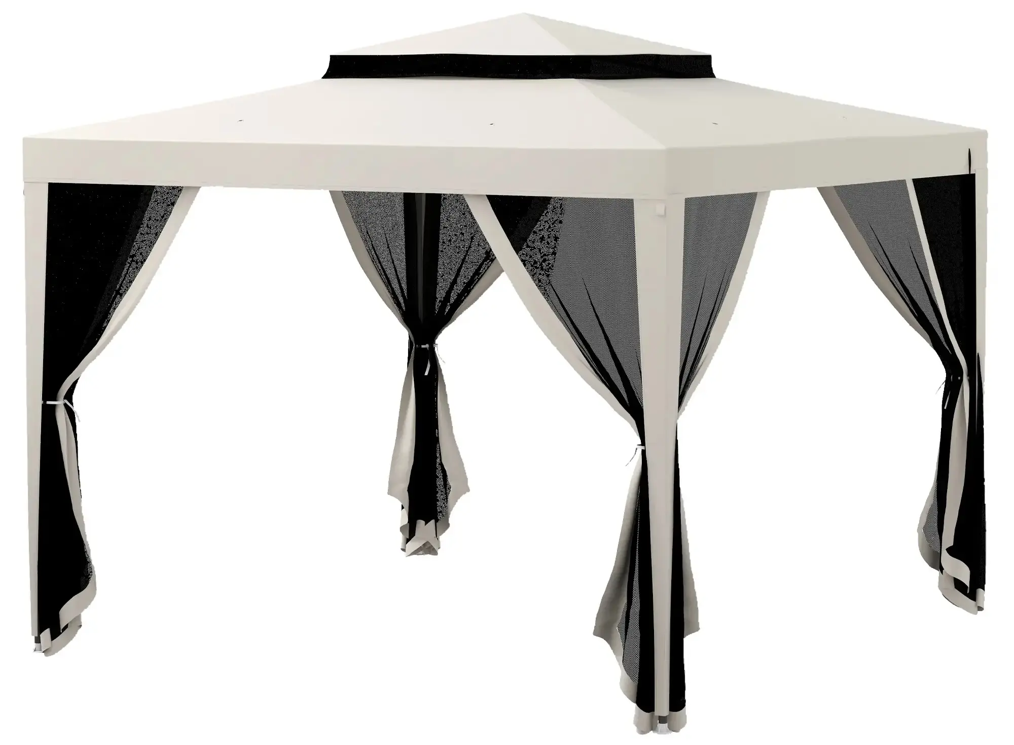 Pavilion de gradina Outsunny 84C-195V01CW (Cream White) - 2