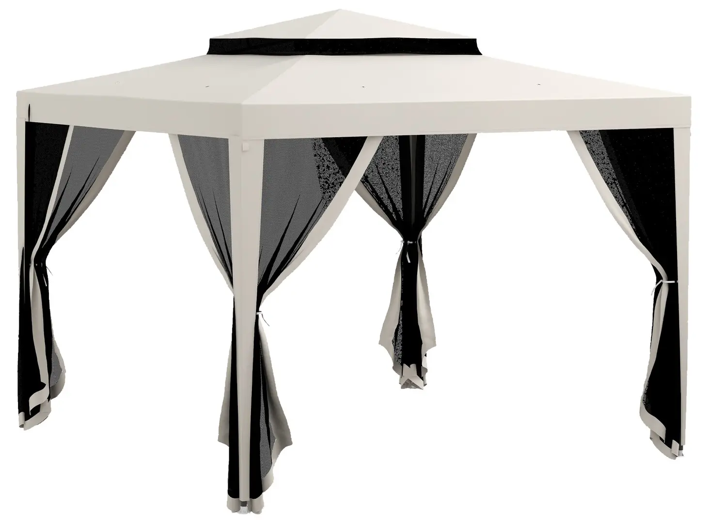 Pavilion de gradina Outsunny 84C-195V01CW (Cream White)